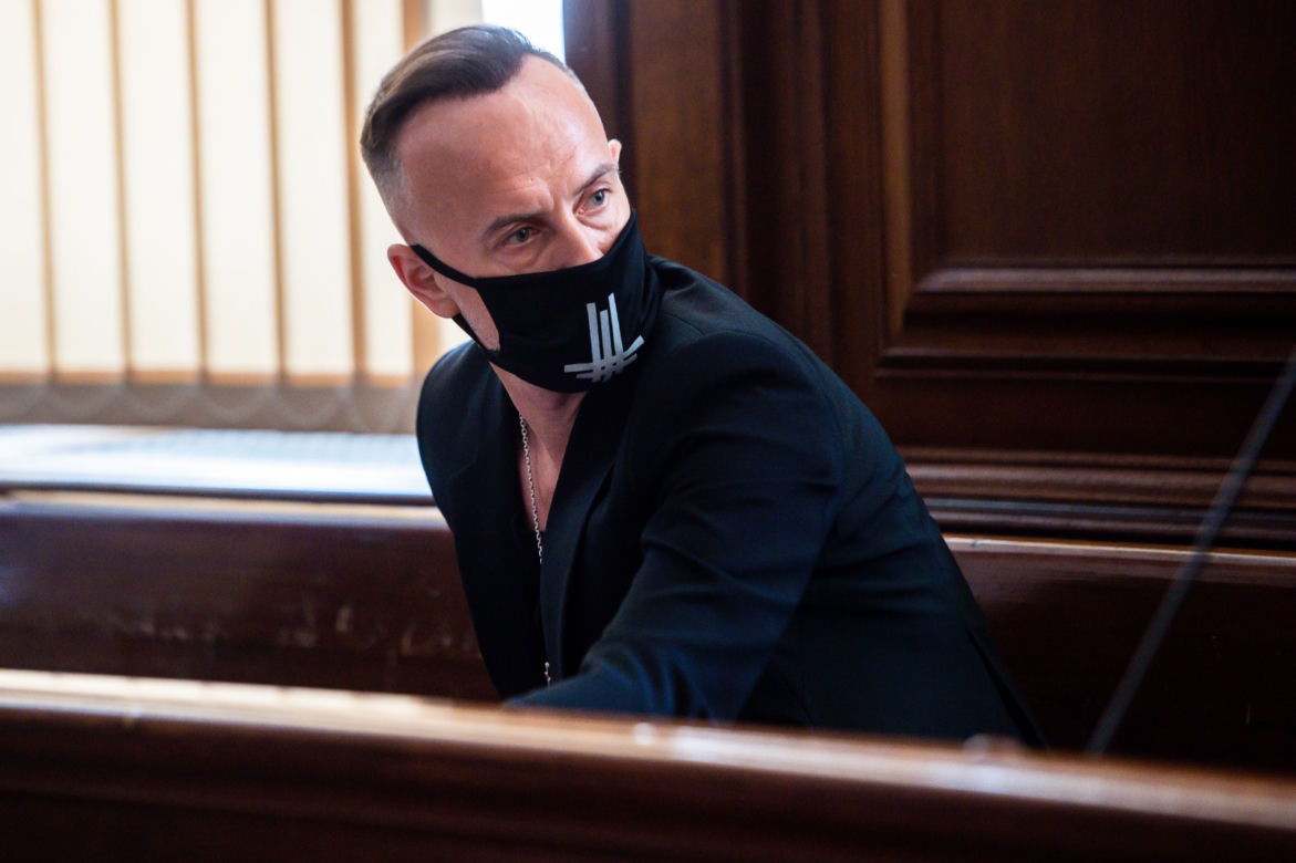 Adam Nergal Darski w sądzie