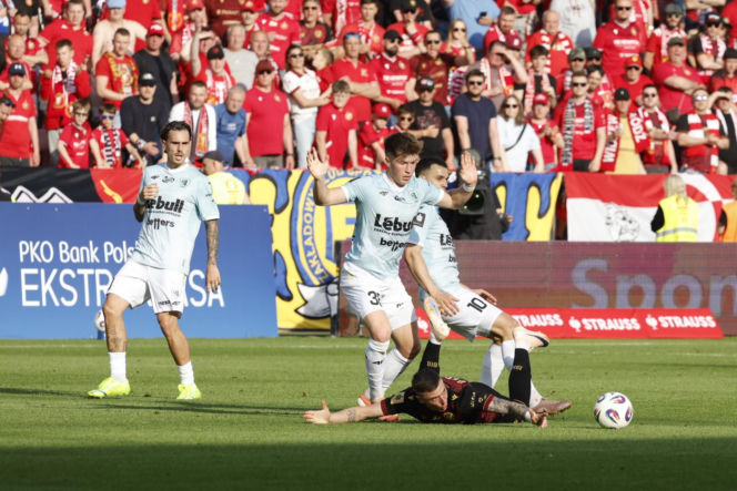 Widzew Łódź - Piast Gliwice: Zdjęcia kibiców i zawodników z meczu 34. kolejki PKO BP Ekstraklasy