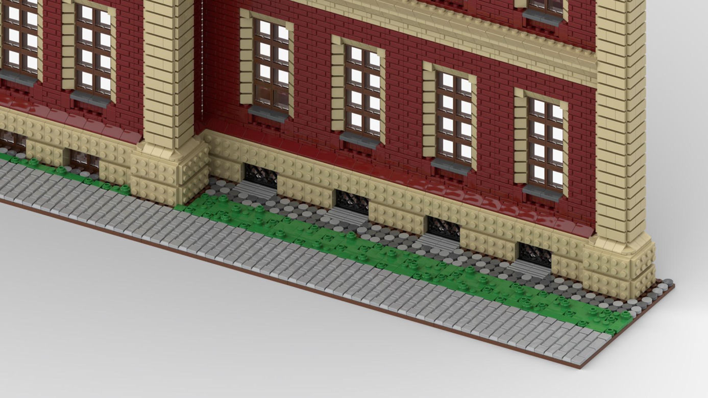 Tarnogórski Staszic z klocków Lego. To dzieło jednego z uczniów