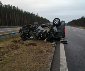Po wypadku zablokowana S7 w kierunku Ostródy! Jedna osoba ranna [ZDJĘCIA]