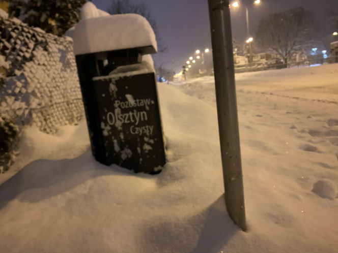 Zima w Olsztynie - 31 grudnia 2025