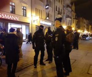 Protest i spisywanie w Toruniu