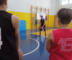 Basket Camp w Grudziądzu. Trening z Kacpą