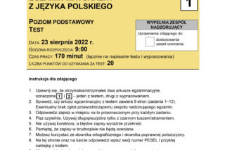 Matura poprawkowa: Polski. Odpowiedzi i arkusze CKE z języka polskiego. Matura 23 sierpnia