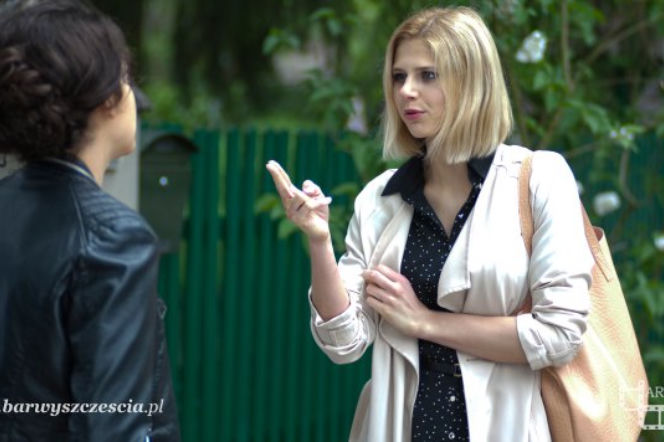 Barwy szczęścia odc. 1343. Iwona (Izabela Zwierzyńska), Jaga (Maria Dębska)