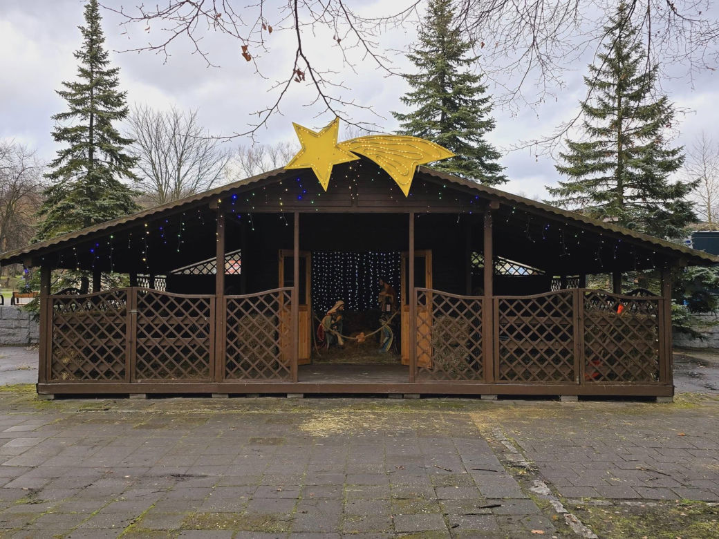 Szopka bożonarodzeniowa w Śląskim Ogrodzie Zoologicznym