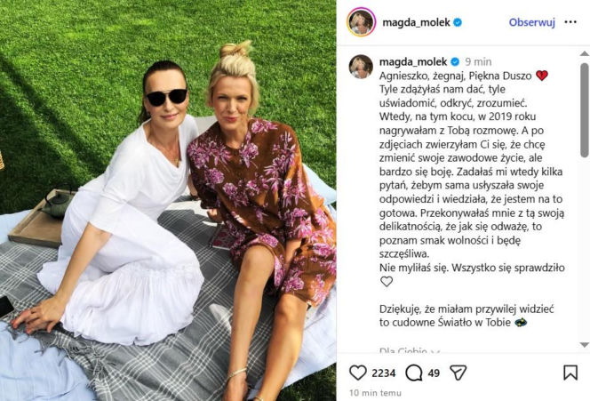 Gwiazdy żegnają Agnieszkę Maciąg