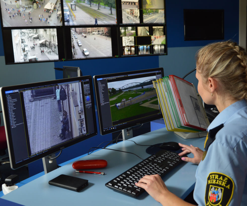 Straż Miejska z Torunia zaprezentowała statystyki z monitoringu
