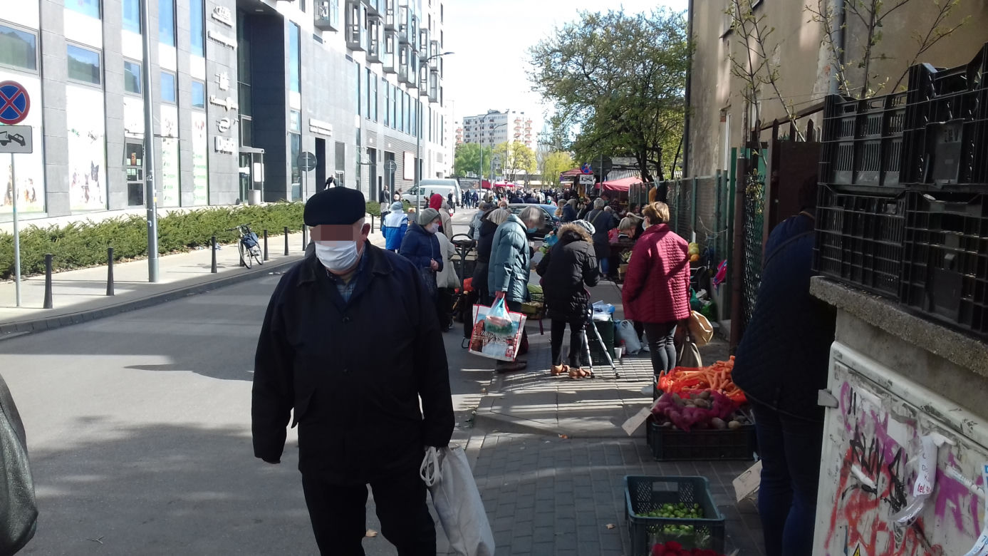 Bazar przy rondzie Wiatraczna 