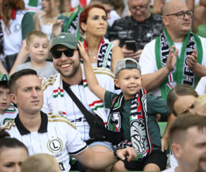 Legia Warszawa - Zagłębie Lubin: Zdjęcia kibiców