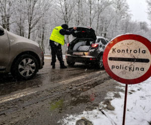 Kryzys na granicy. Policyjne kontrole w woj. podlaskim