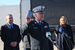 Wola Dębińska: Otwarcie nowoczesnego punktu kontroli ITD