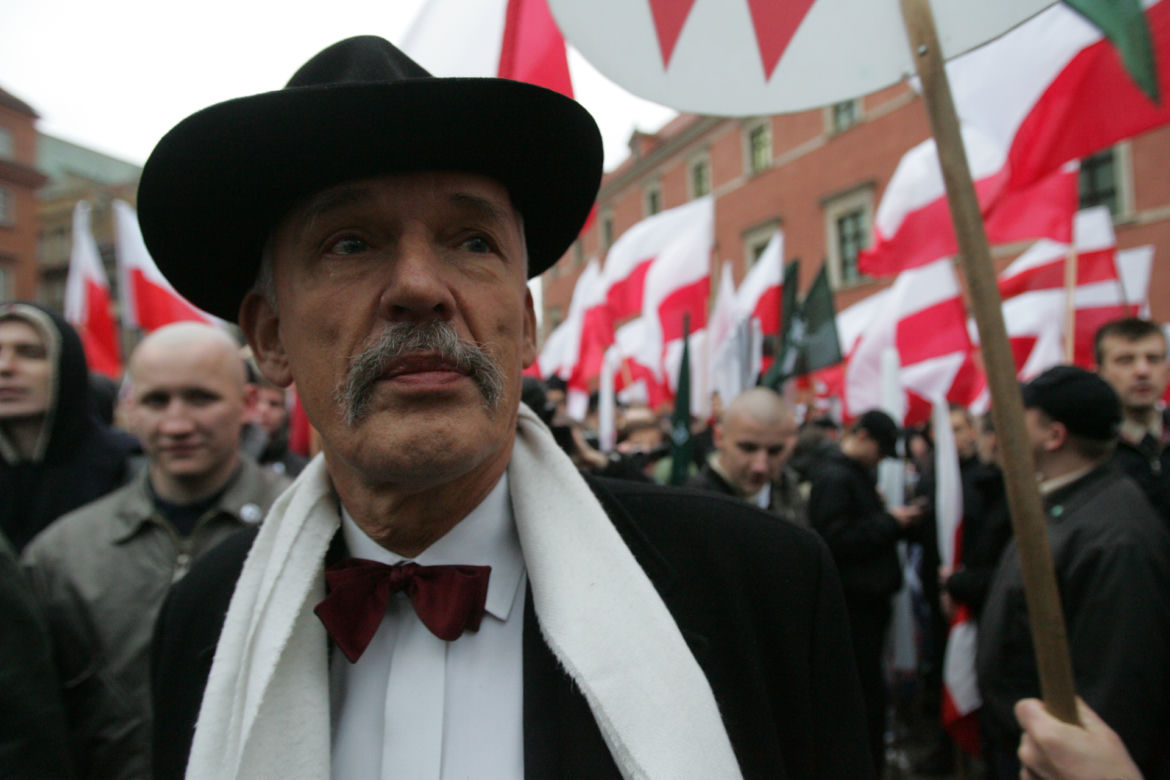 Janusz Korwin-Mikke skończył 80 lat. Tak się zmieniał