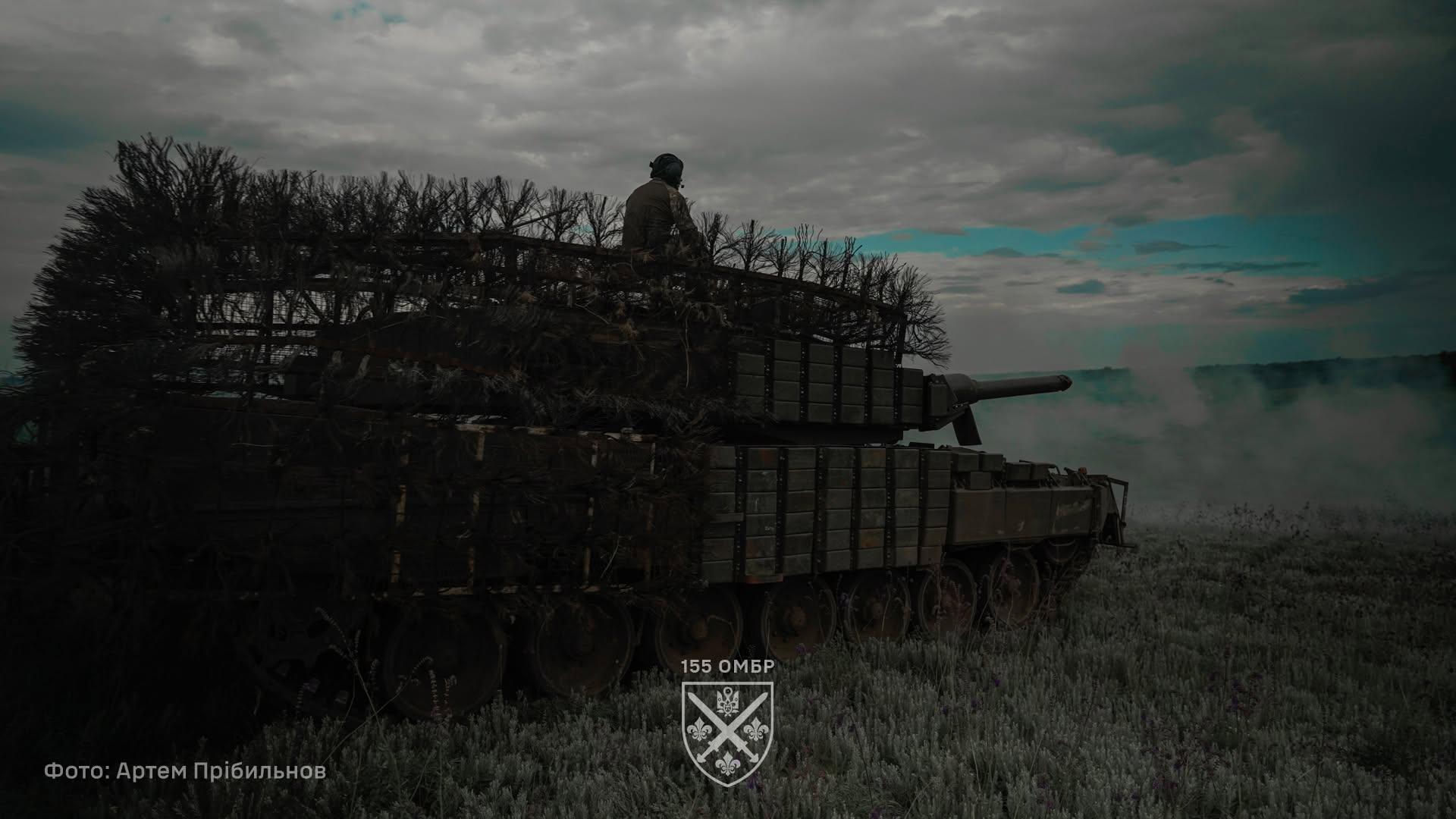 Czołg Leopard 2A4 na Ukrainie