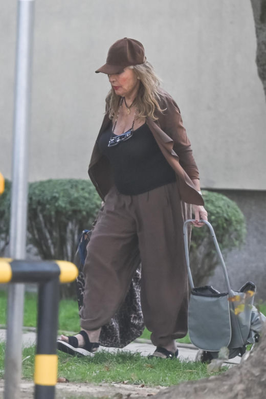 Agnieszka Perepeczko wystroiła się na bazar