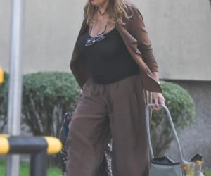 Agnieszka Perepeczko wystroiła się na bazar