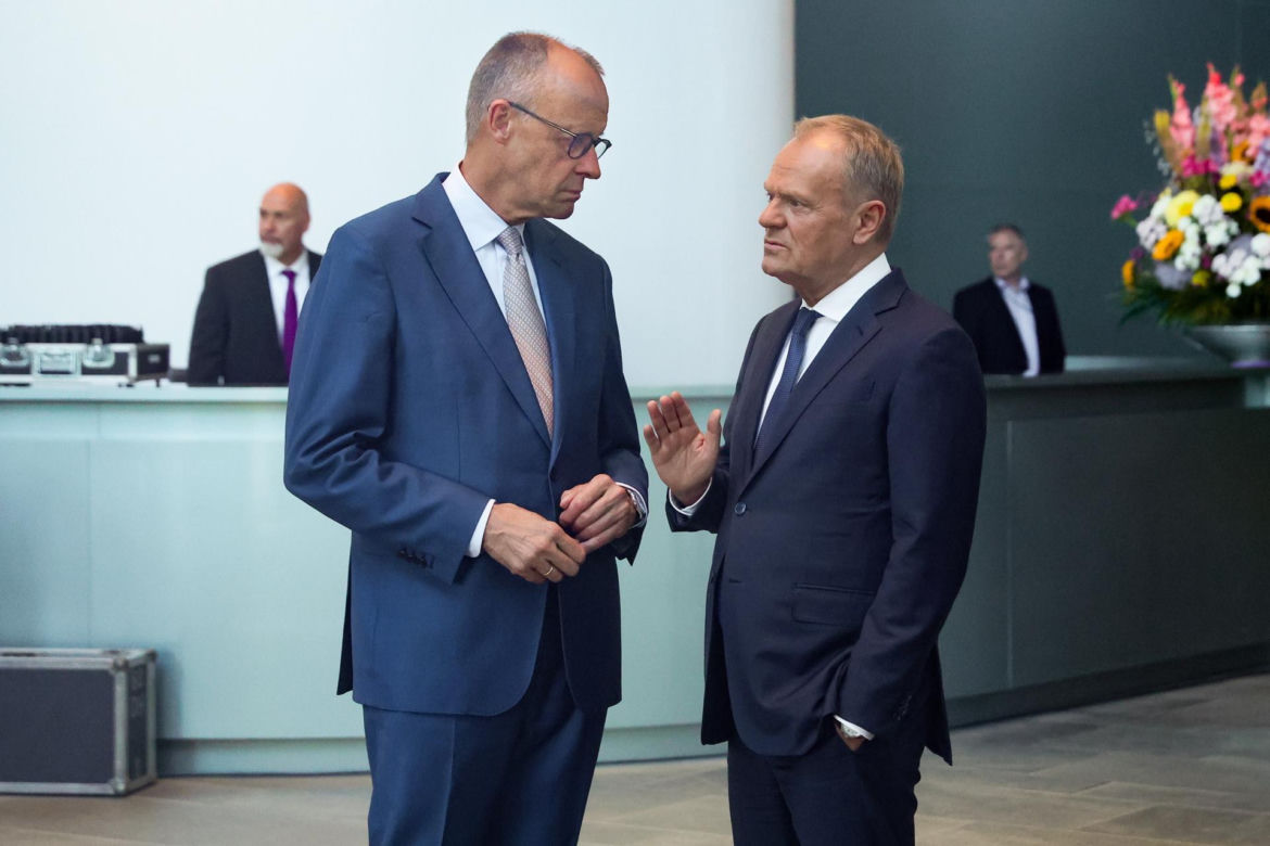 Donald Tusk, wizyta w Niemczech