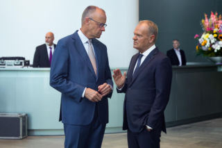 Donald Tusk, wizyta w Niemczech
