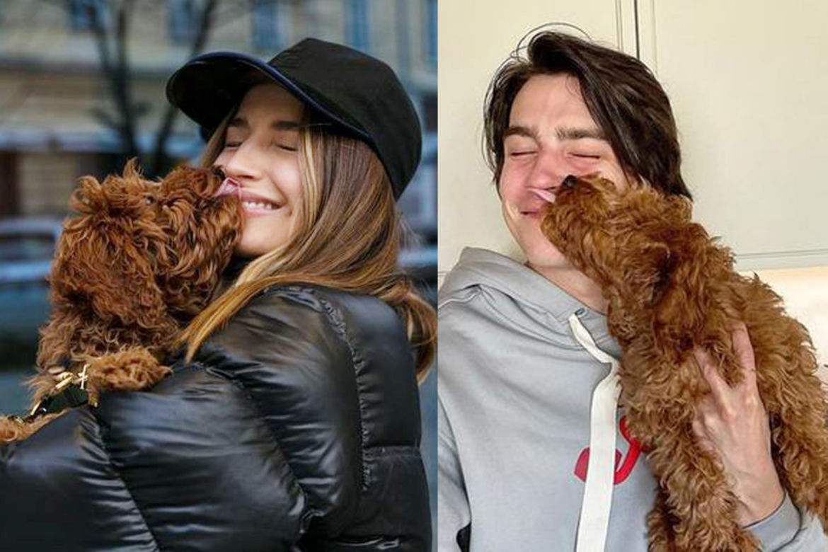 Julia Wieniawa i Nikodem Rozbicki podzielili się opieką nad pieskiem