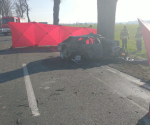 Tragiczny wypadek w miejscowości Głogowiniec [ZDJĘCIA] 