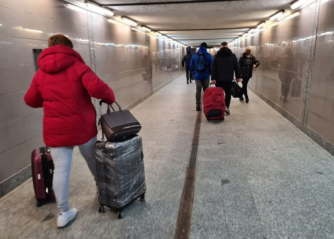 Wojna na Ukrainie. Pociąg z Kijowa przyjechał do Przemyśla