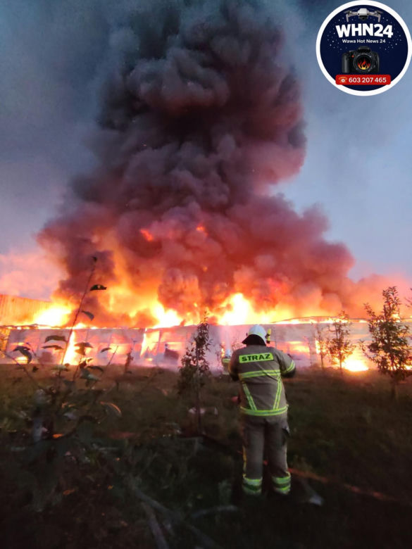 Pożar pod Otwockiem