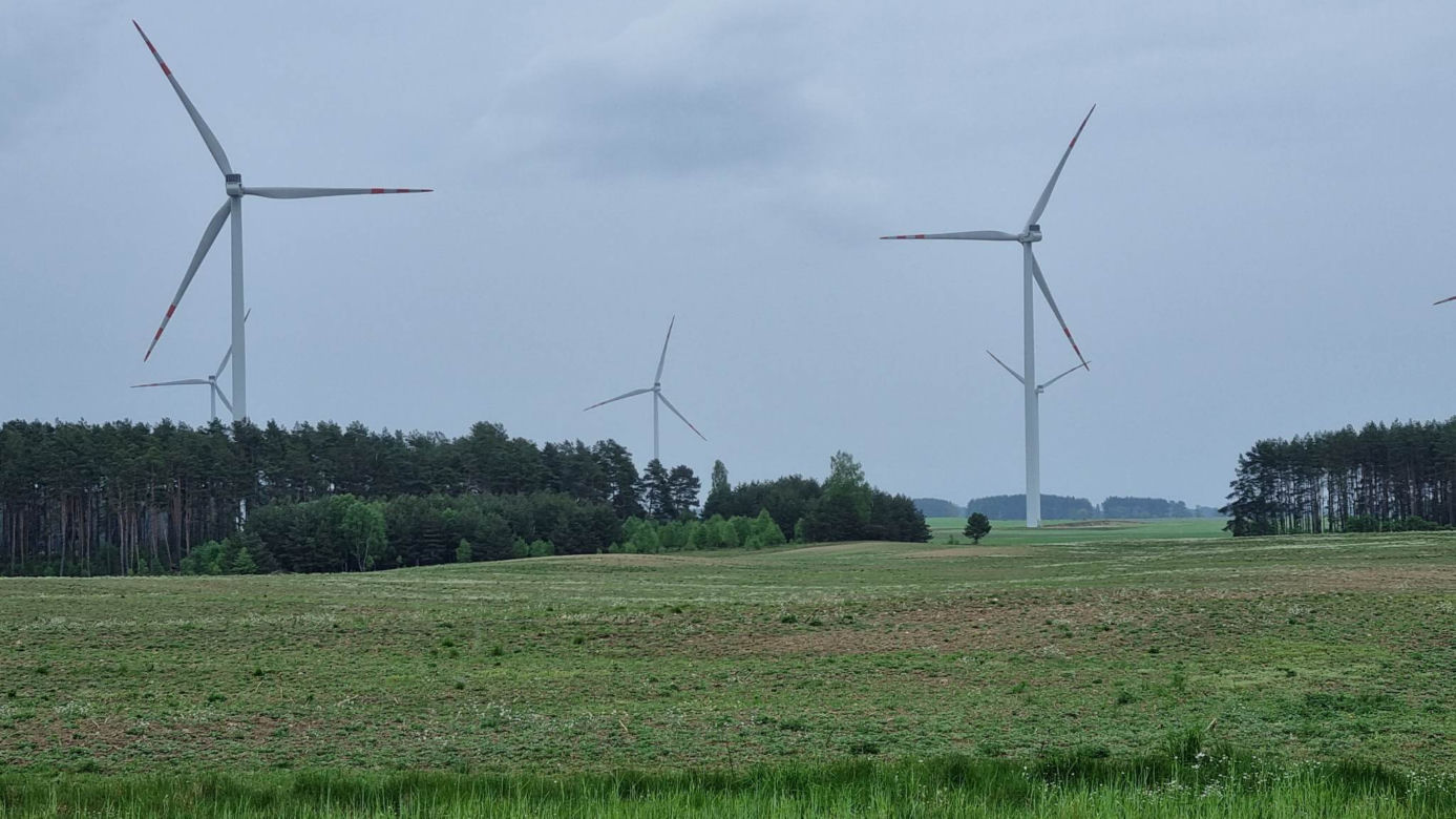 Balon spadł na pole pod Białym Borem