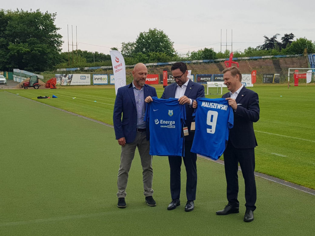 Energa z Grupy Orlen sponsorem Stomilu Olsztyn. Daniel Obajtek: „Będziecie mieli zespół w Ekstraklasie”