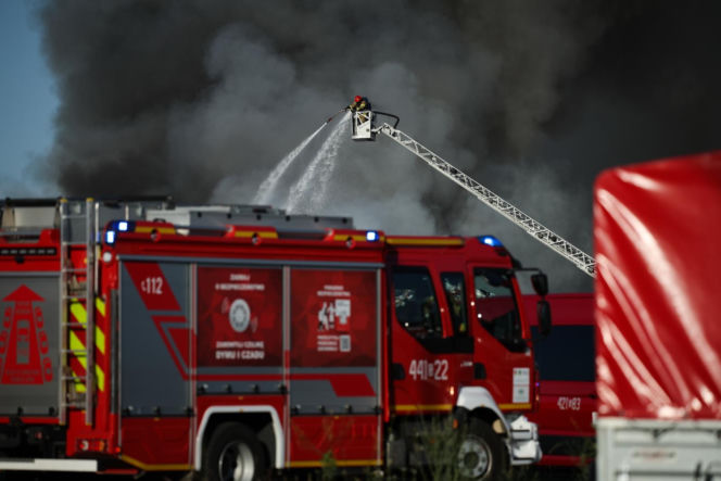 Pożar składowiska w Chorzowie opanowany
