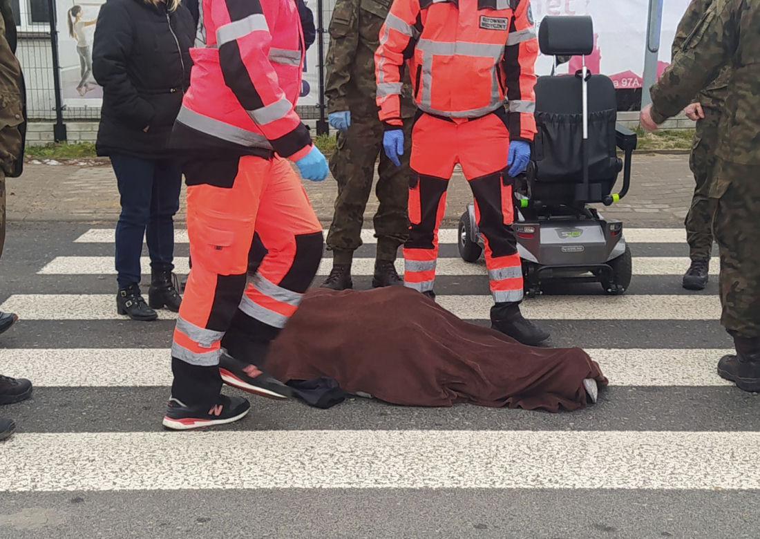  Siedleccy żołnierze uratowali panią Marię