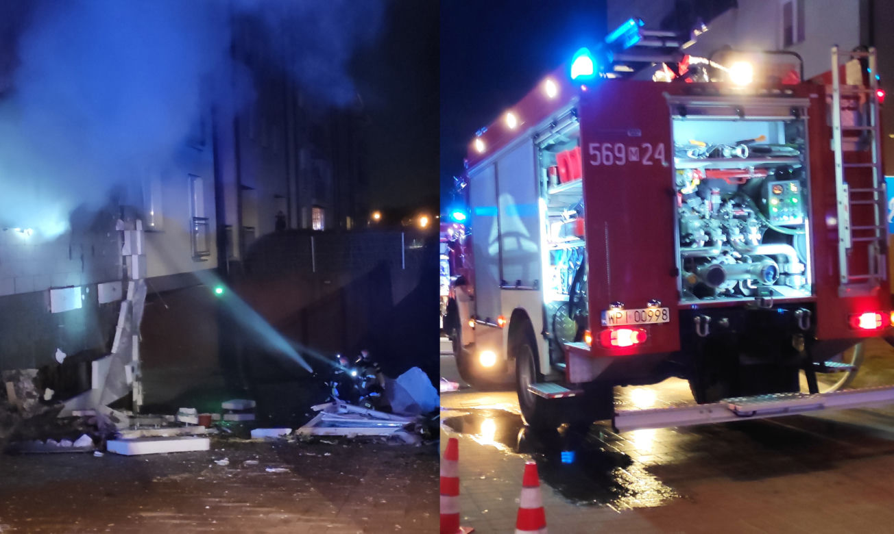 Potężny wybuch pod Warszawą. Ewakuowanych ponad 40 osób