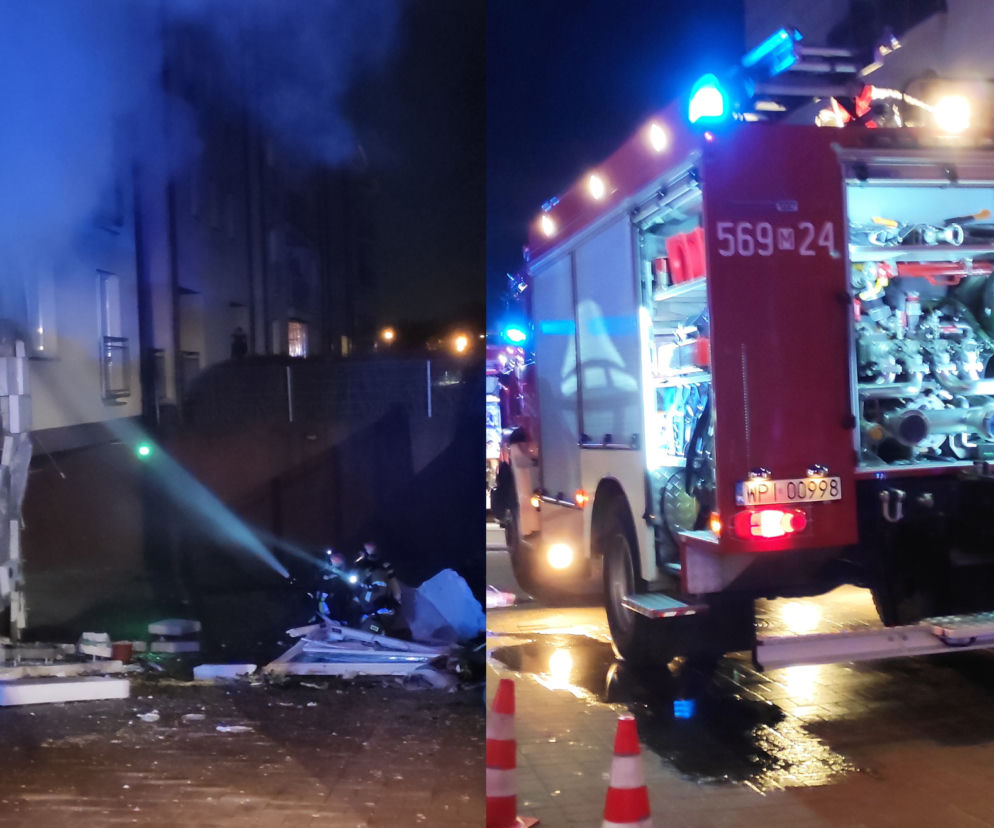 Potężny wybuch pod Warszawą. Ewakuowanych ponad 40 osób