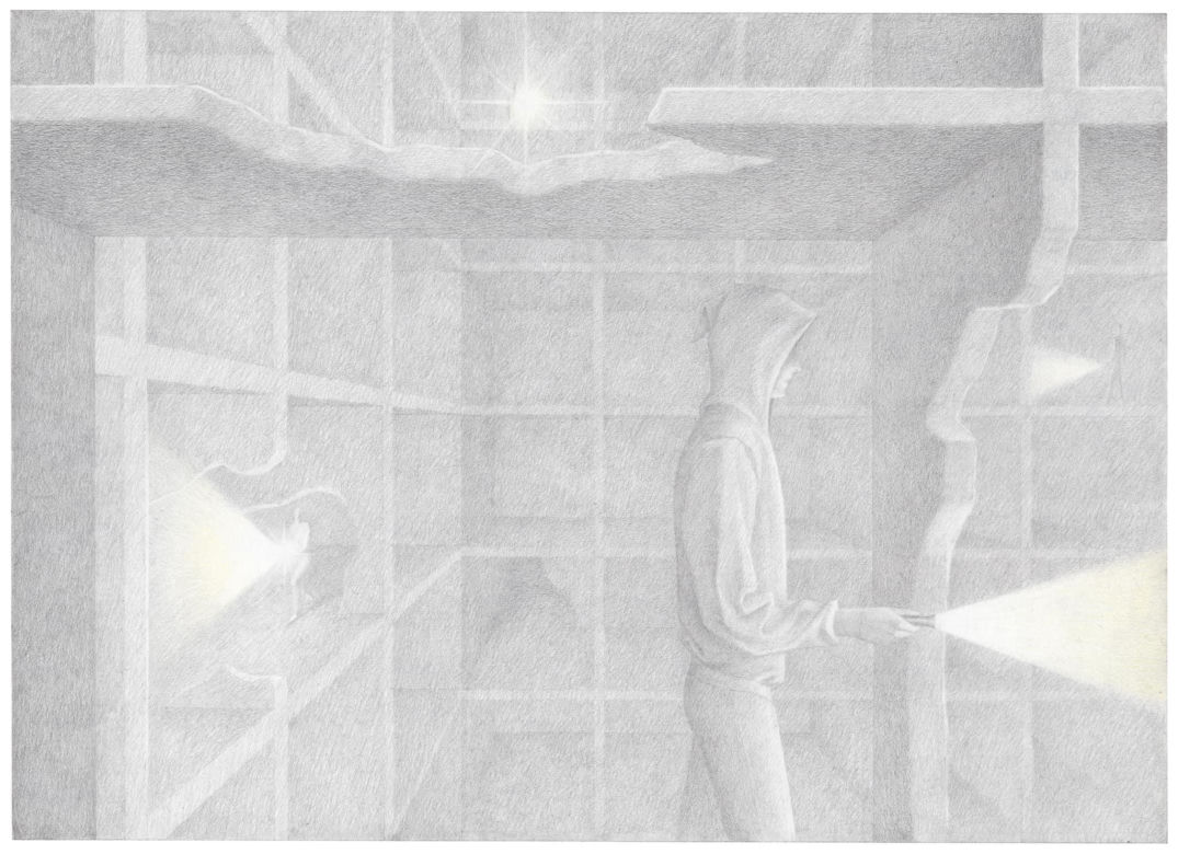 Wystawa "Wyrwy i szczeliny" Iwa Panasiewicza w galerii Piktogram 