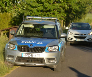 Pijany wjechał do stawu. Cudem przeżył