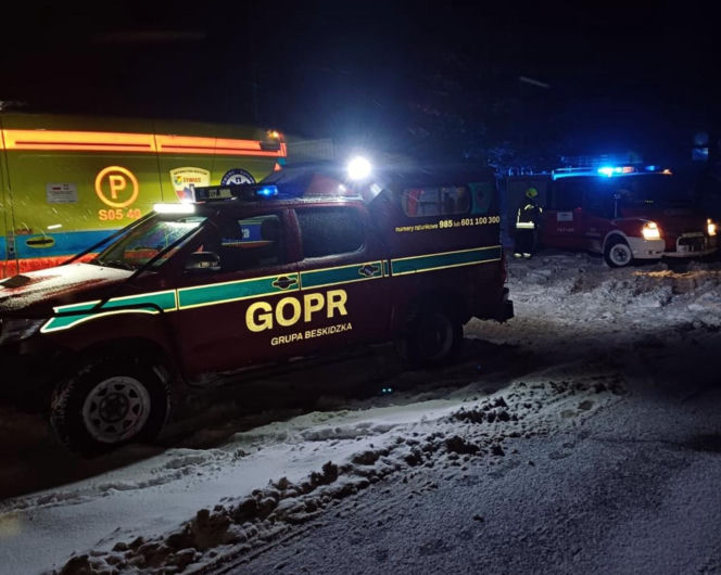 Tragedia w Nowy Rok. W Zwardoniu zmarł turysta