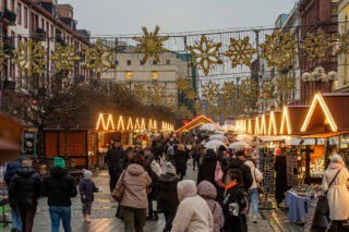 Wroclaw. Jarmark Bozonarodzeniowy juz otwarty.