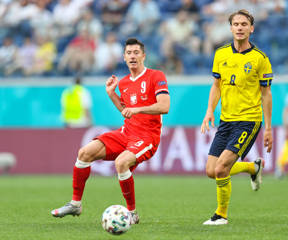 Robert Lewandowski i Albin Ekdal
