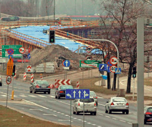 Demolka na Trasie Łazienkowskiej