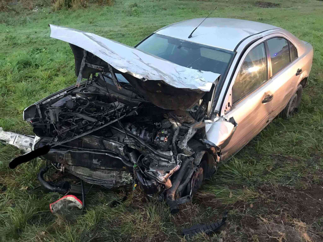 Ruda: Wypadek na DK 65. Zderzenie trzech samochodów niedaleko Knyszyna. Droga zablokowana