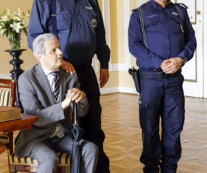 Ojciec Mateusz 26 sezon. Orest Możejko (Piotr Polk), Nocul (Michał Piela), Gibalski (Rafał Cieszyński)
