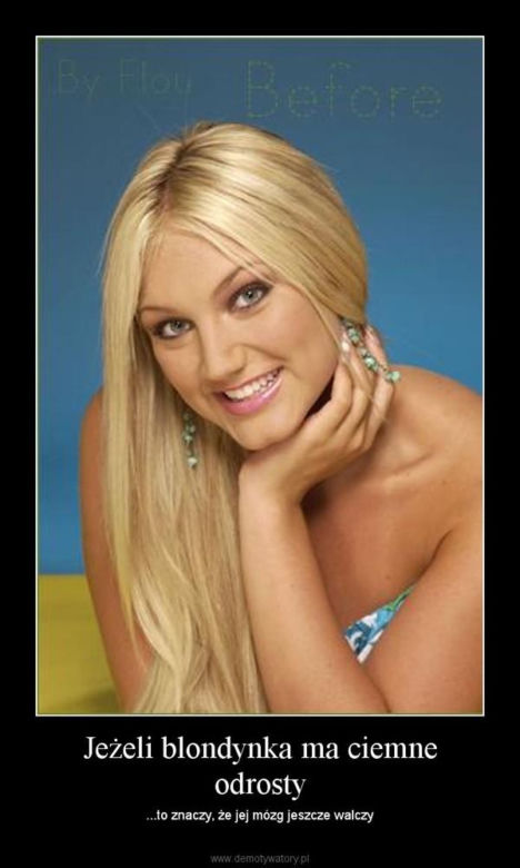 Najlepsze memy o blondynkach