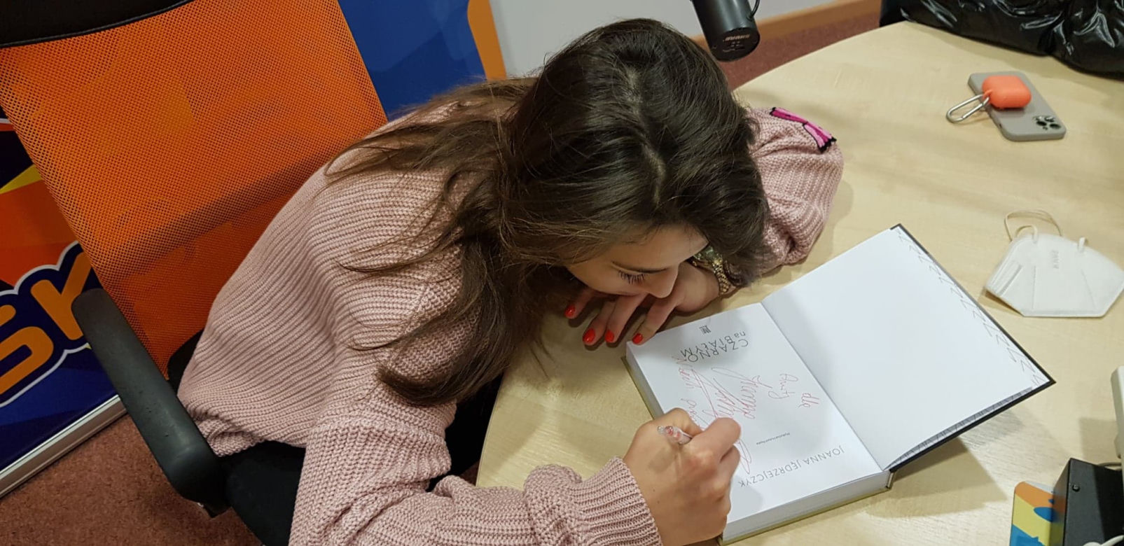 Joanna Jędrzejczyk w olsztyńskim studiu Eski