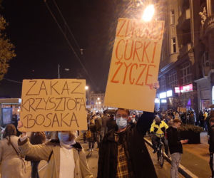 Niedzielny protest w centrum Poznania