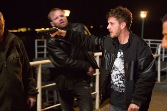 Na dobre i na złe odc. 643. Czarny (Maciej Mikołajczyk), Misiek (Antoni Królikowski), Stefan Tretter (Piotr Garlicki)