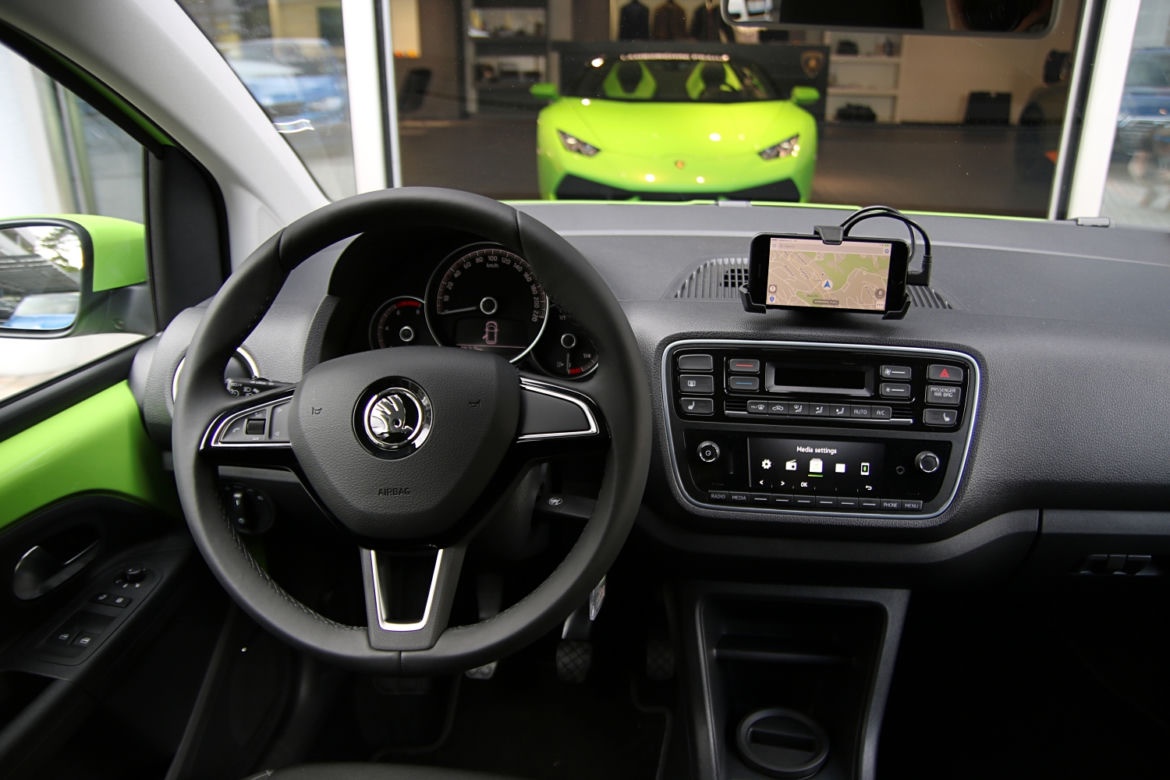 Skoda Citigo jak Lamborghini Huracan
