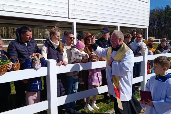 Konna święconka w Szczecinie