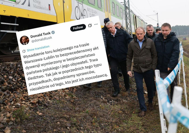 „Mamy do czynienia z aktem dywersji” – informuje Premier RP.