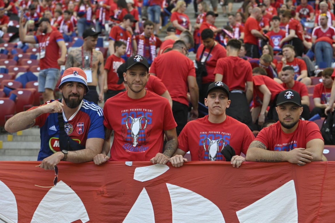 Kibice na finale Pucharu Polski: Górnik - Raków