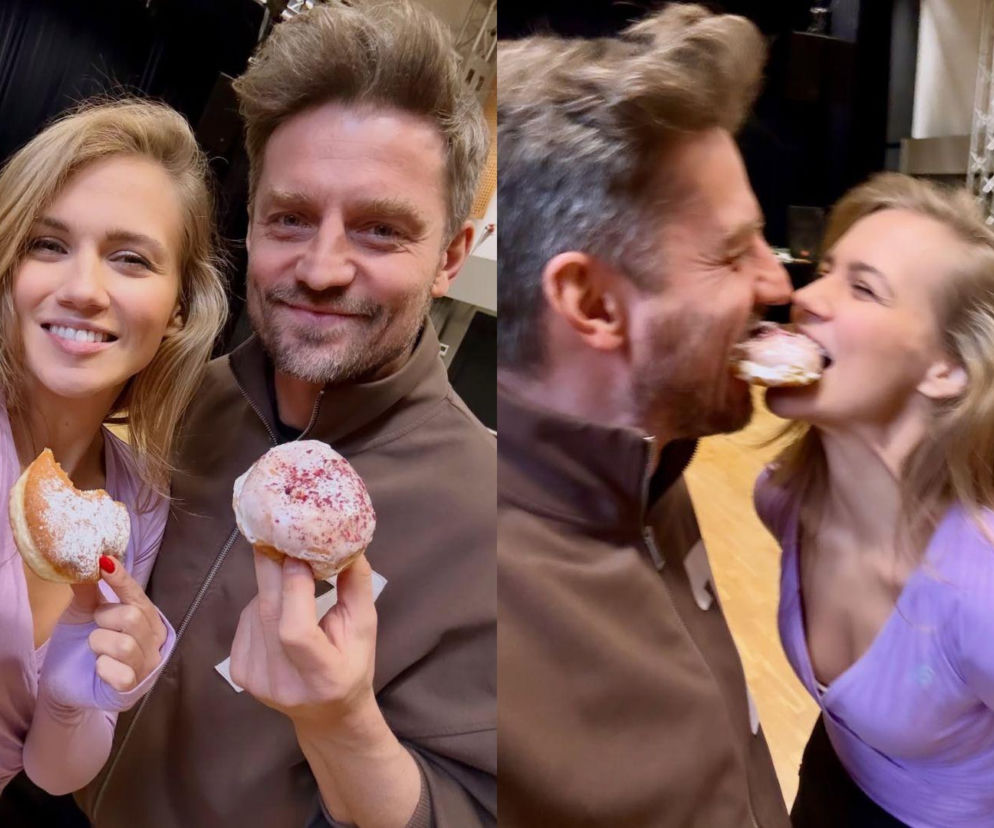 Podwójna słodycz Tak Kaczorowska i Rogacewicz świętowali tłusty czwartek