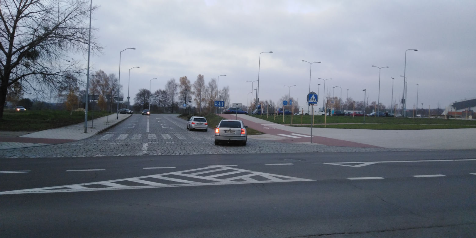 Ulica Szafera w przeddzień rozpoczęcia przebudowy